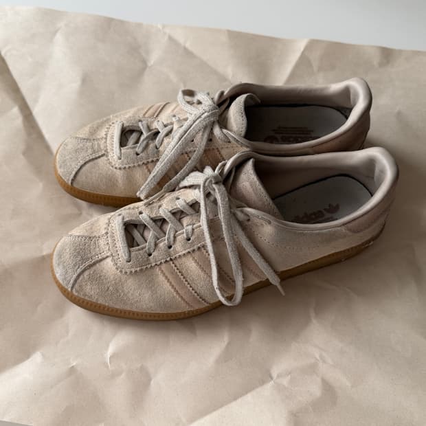 (240-245) 아디다스 버뮤다 크림 화이트