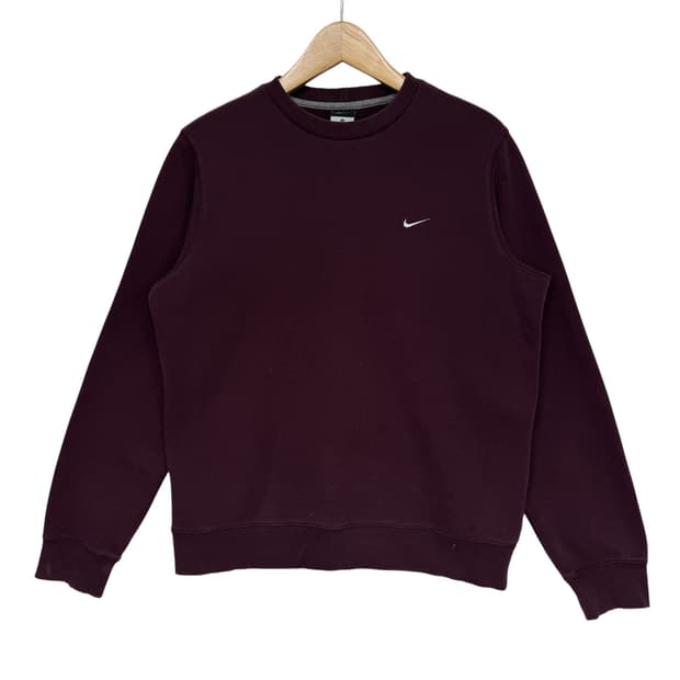 나이키 솔로스우시 맨투맨 버건디