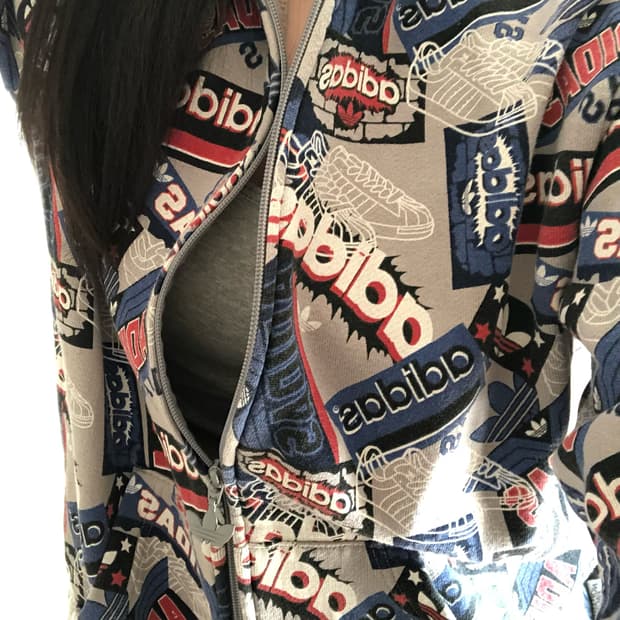 아디다스 미국 빈티지 후드집업