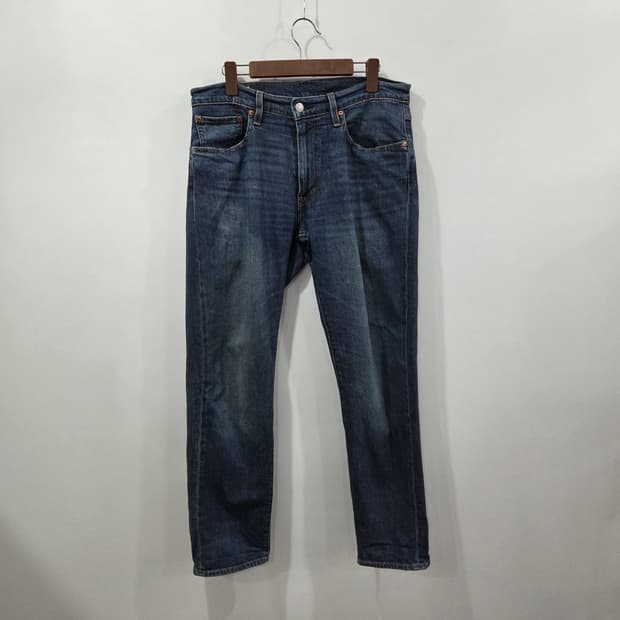 리바이스 502 프리미엄 중청 스판 데님팬츠 32/32 