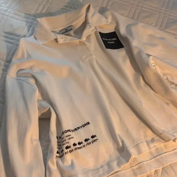 라코스테X마인크래프트 롱슬리브