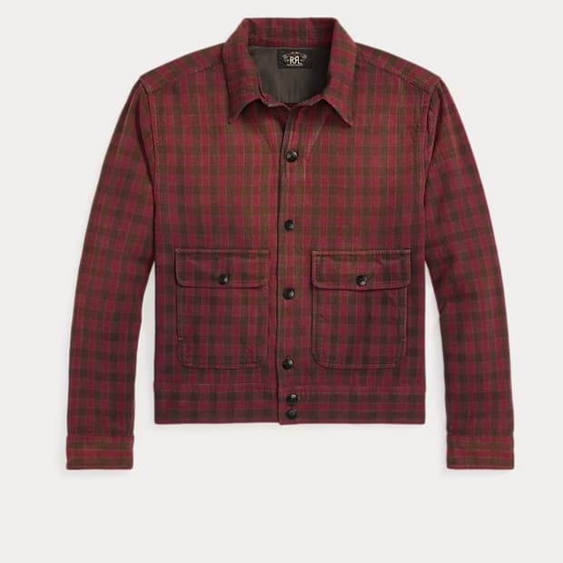 RRL 체크 우븐 셔츠 자켓 L 삽니다.