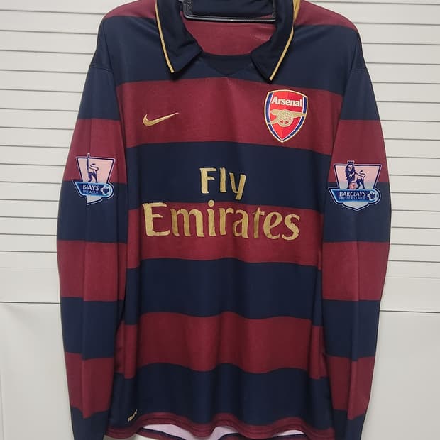 07-08 아스날 써드 긴팔 No.19 GILBERTO 나이키 유니폼