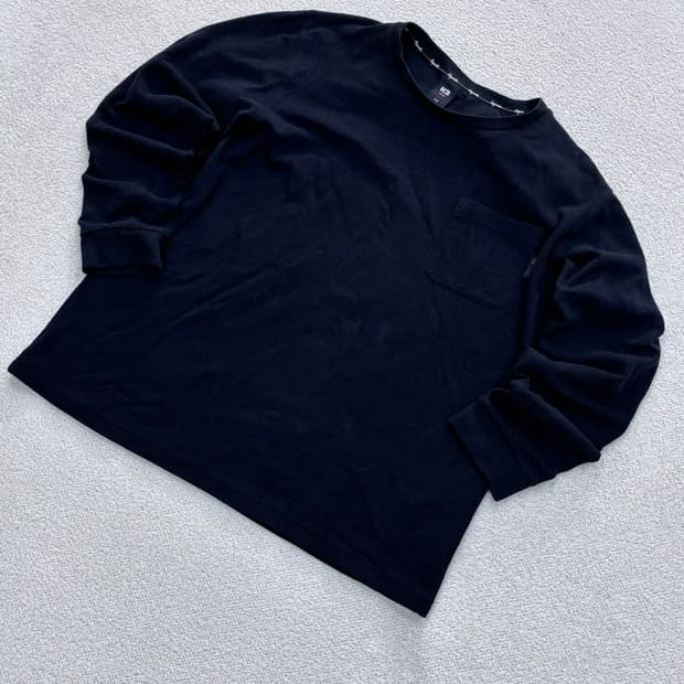 110 K2 심플 포켓 롱 슬리브 티셔츠 0402E