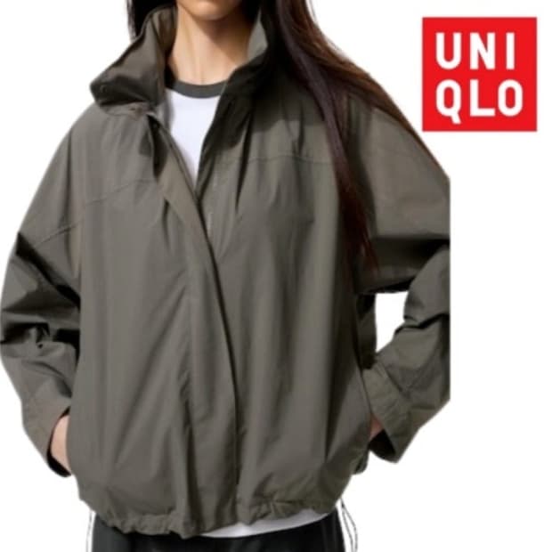 M) 유니클로 윈드블럭 블루종 