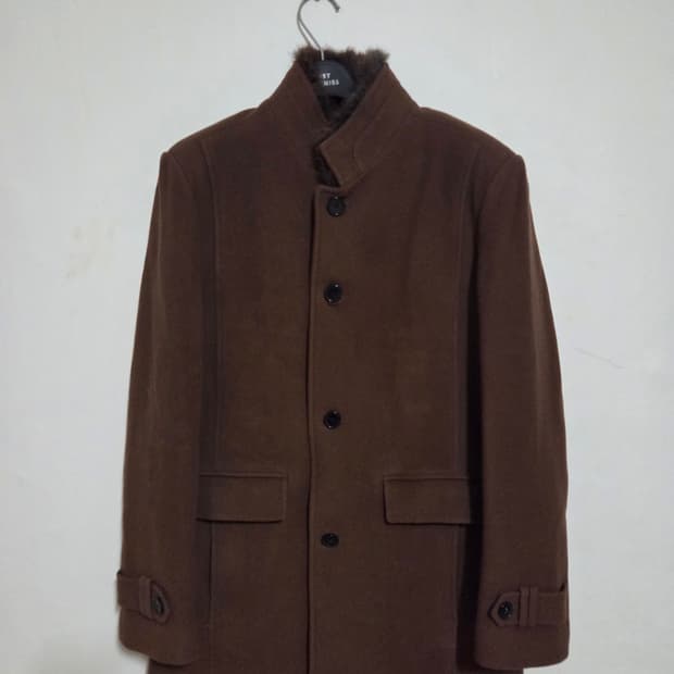 인디안블루 남성 코트 100사이즈