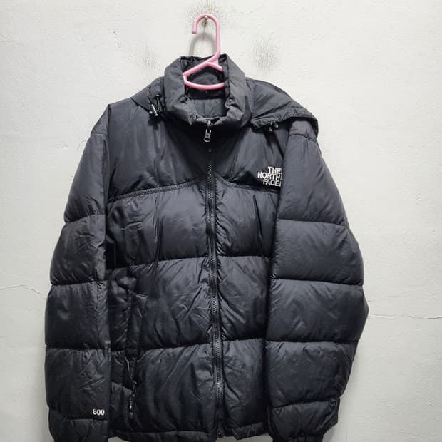노스페이스 800 블랙 눕시패딩