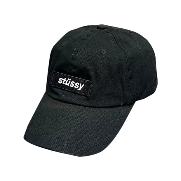 스투시 패치 로고 볼캡 모자