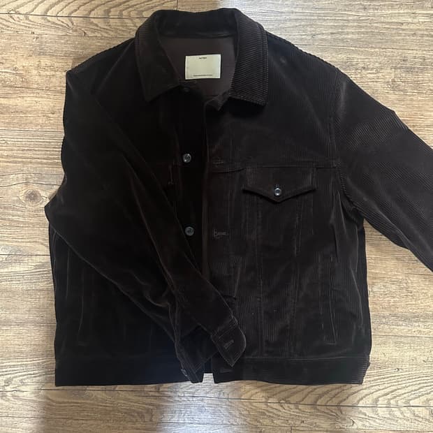 포터리 코듀로이 트러커 3사이즈