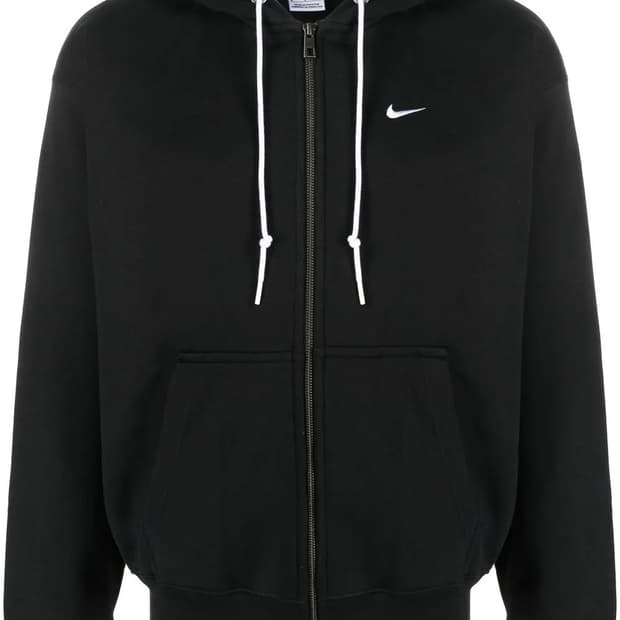 (아시아 XL) 나이키 솔로 스우시 후드 집업 블랙