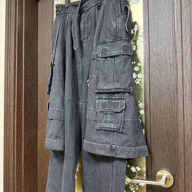 준지 컬렉션 데님치마바지 46사이즈