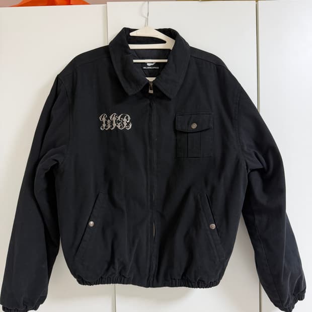 웰빙익스프레스 코튼 봄버 블랙