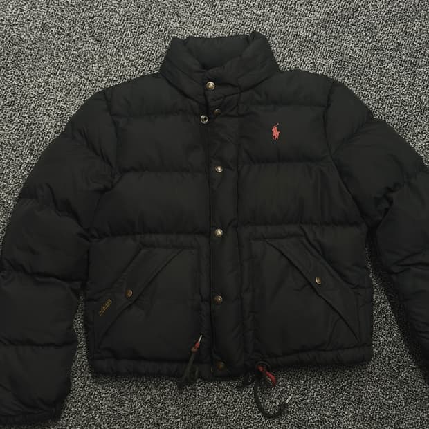 폴로랄프로렌 패딩 블랙