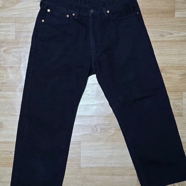 리바이스 555 블랙진 W34 L32
