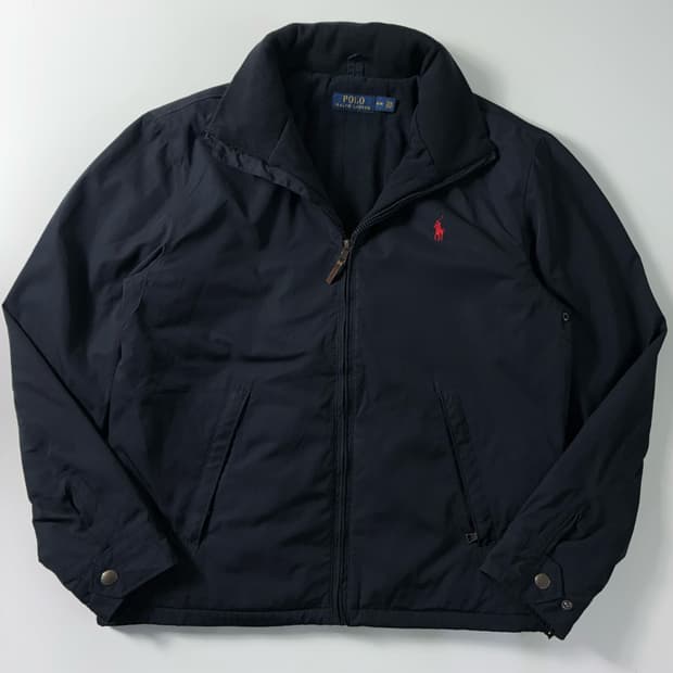 Polo  폴로 랄프로렌 자수 네이비 폴리쉘 페리 자켓 