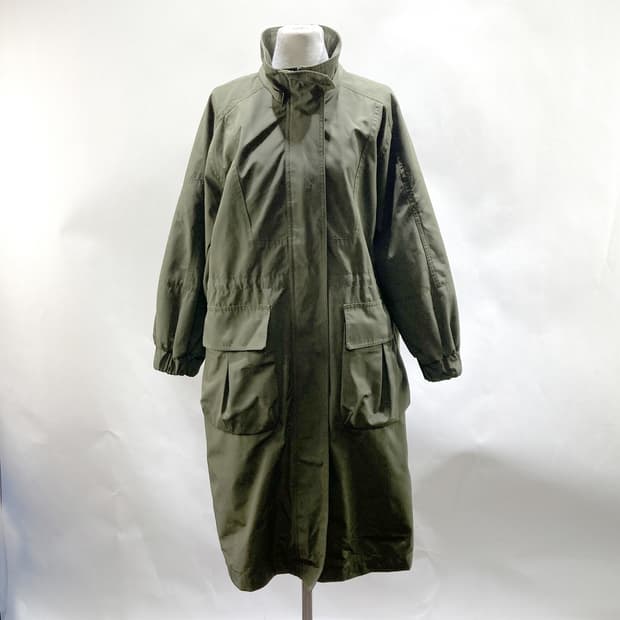 더엣지 여성트렌치코트 카키 최상 55 