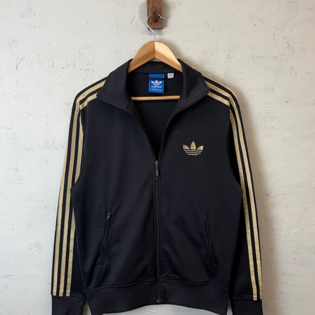 아디다스 구형 파이어버드 검금 트랙탑 져지