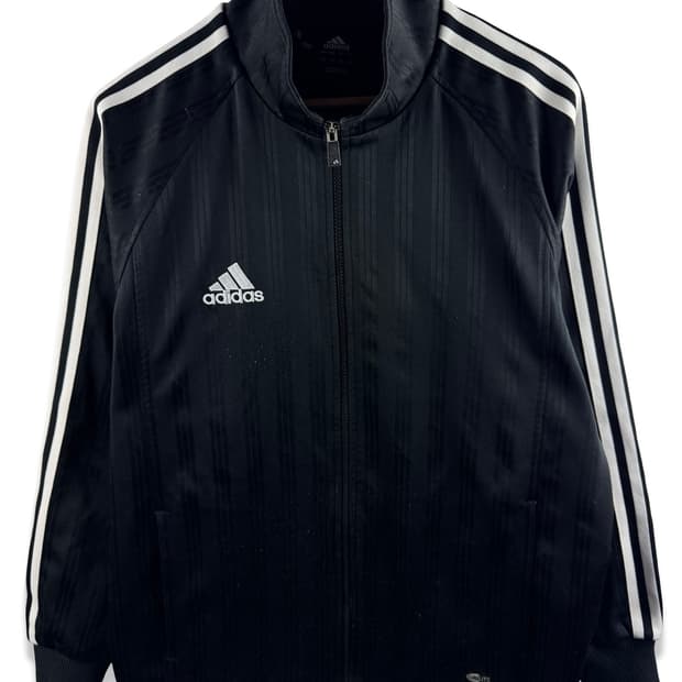 아디다스 블랙화이트 트랙탑져지2433