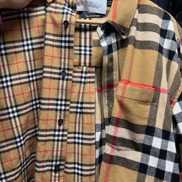 고샤 버버리 셔츠 허니 m