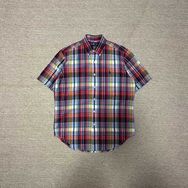 POLO RALPH LAUREN half shirt check
