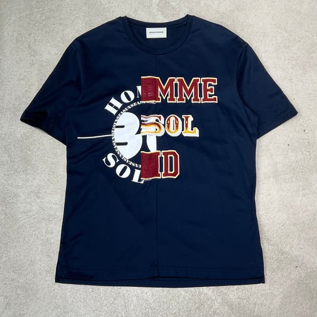 솔리드옴므 프린팅 반팔티 s10723