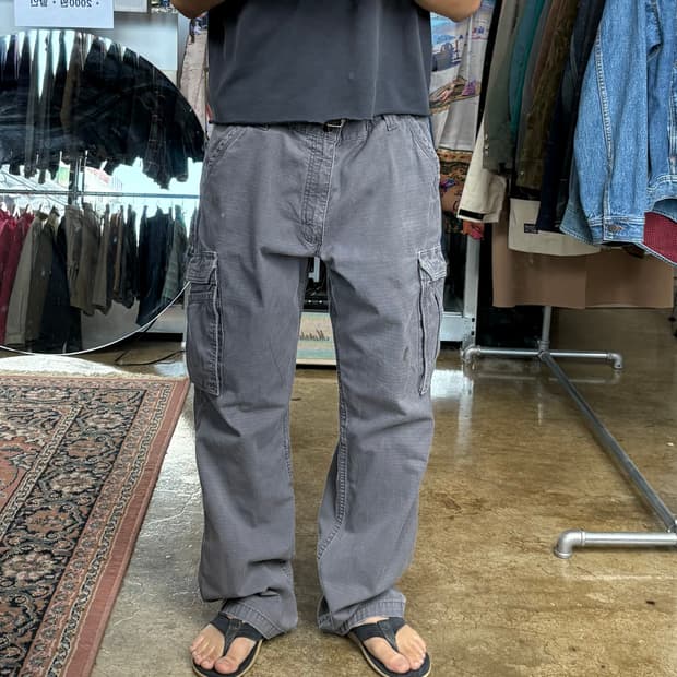칼하트 carhartt 빈티지 그레이 카고팬츠