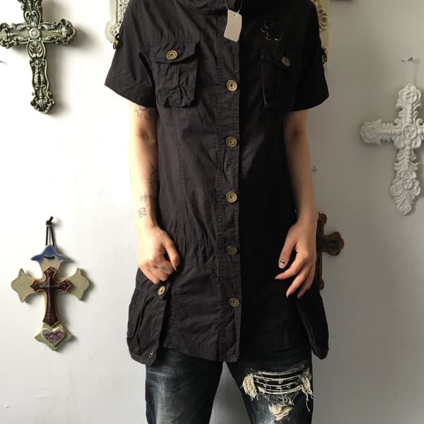 Pocket point high neck onepiece