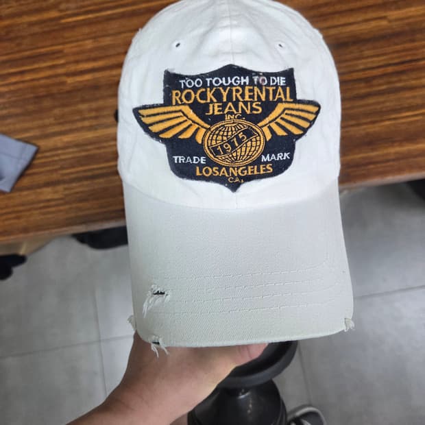 록키렌탈 빈티지 y2k 데미지 볼캡 모자 프리 
