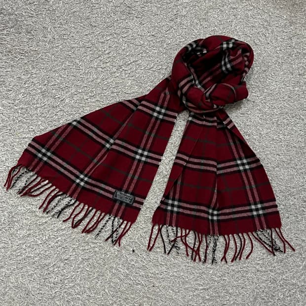 버버리 램스울 머플러