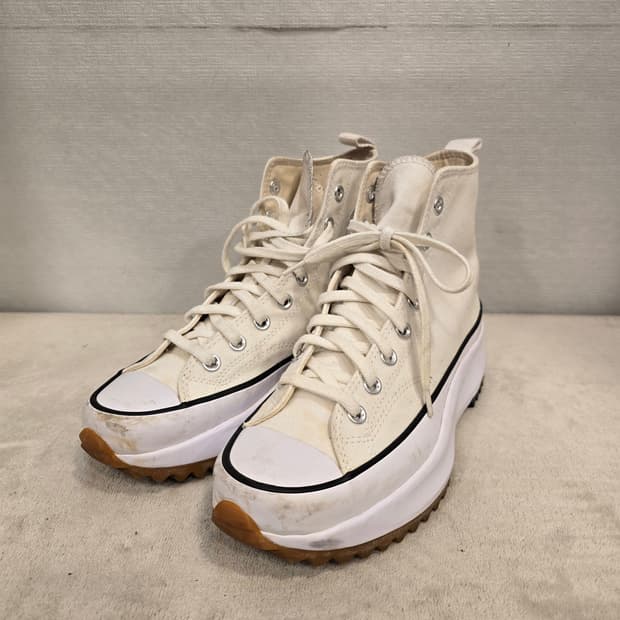 컨버스 런스타 하이크 아이보리 하이 스니커즈 265