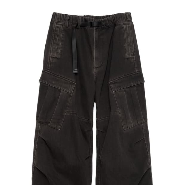 해칭룸 밀팬츠 워시드 블랙 4사이즈