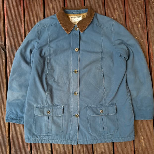 LLBean 안감 퀼팅 초어자켓 스카이