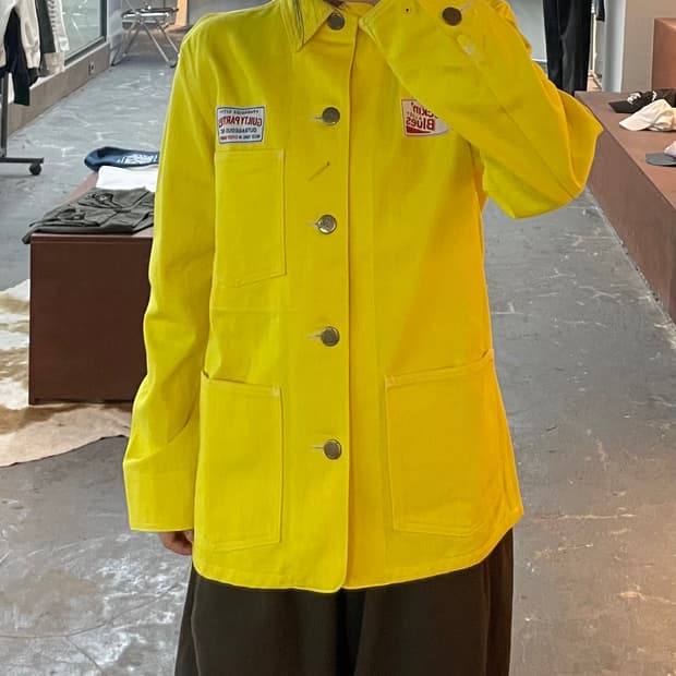 와코마리아 옐로우 워크 자켓 H2484