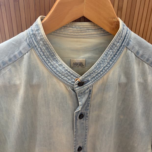 Alessandro Gherardi Collarless shirt