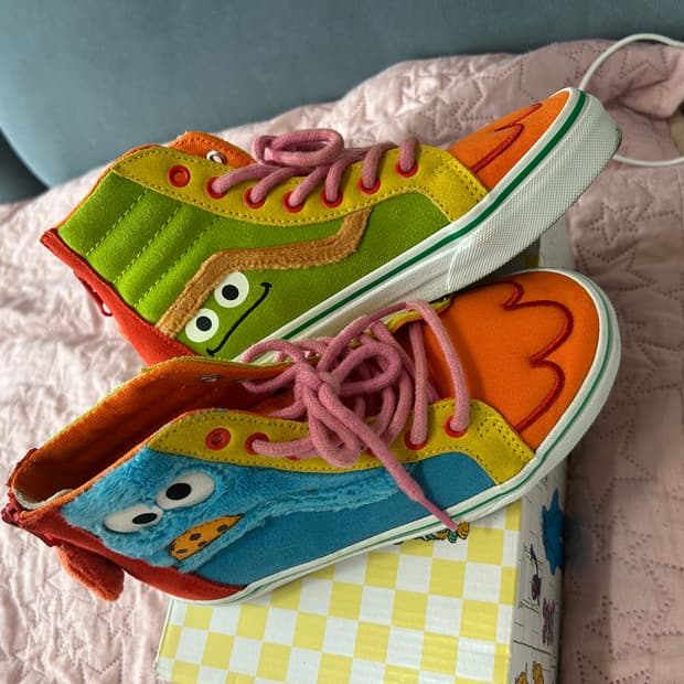 반스 키즈 세서미 하이탑 210mm