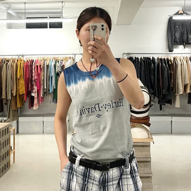 2002 HARLEY DAVIDSON tie-dye sleeveless