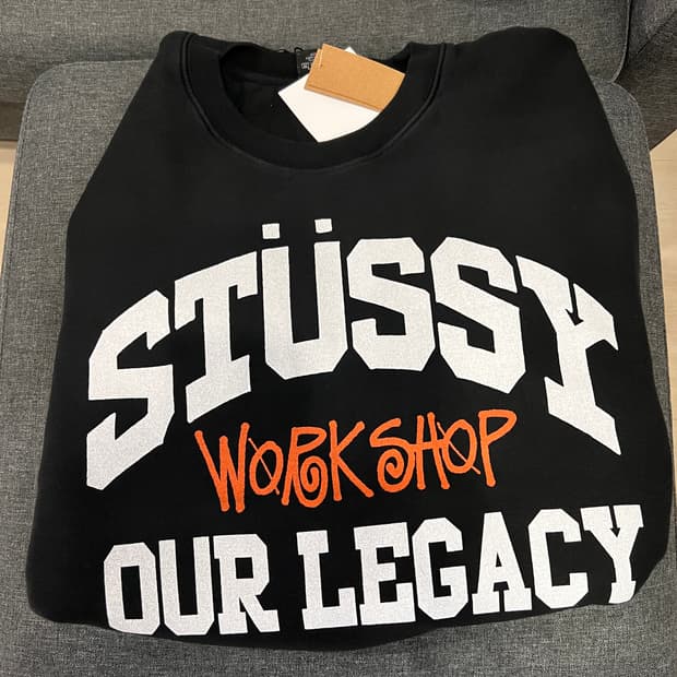 스투시 아워레가시 워크샵 맨투맨