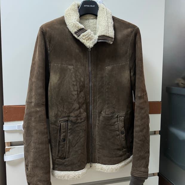 릭오웬스 램스킨 무스탕 S사이즈