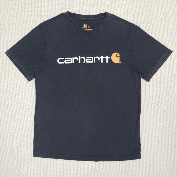 Carhartt 워크웨어 오리지널핏 로고 반팔티