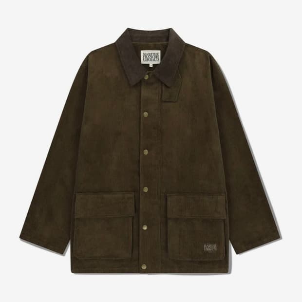 마리떼프랑소와저버 코듀로이 헌팅자켓 카키 M