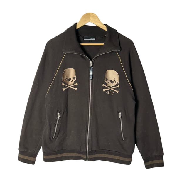 [in the attic] 인디애틱 펑크 스컬 집업 자켓
