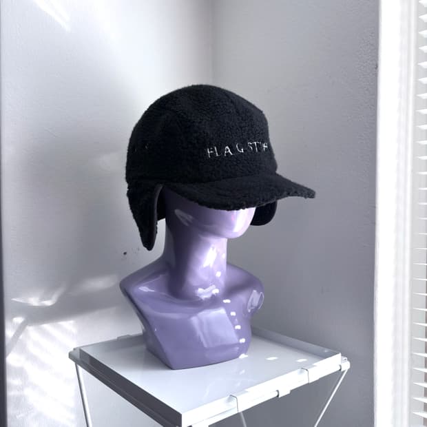 플래그 스터프 이어플랩 플리스 캡