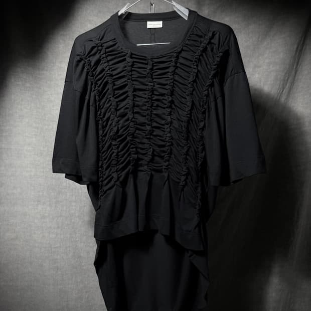 Dries Van Noten Front Shirring T-Shirt