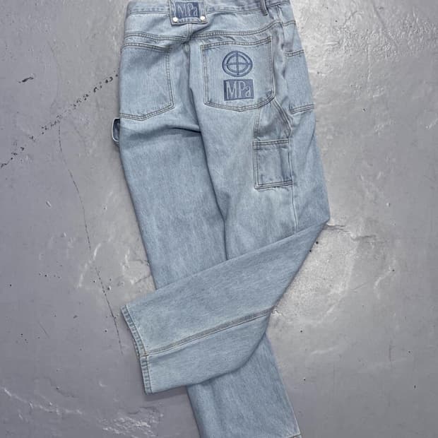 플라스틱프로덕트 MPa PAINTER DENIM PANTS M