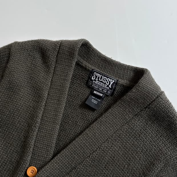 Stussy 스투시 헤비울 가디건 