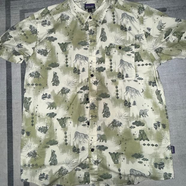 빈티지 파타고니아 오가닉코튼 반팔셔츠