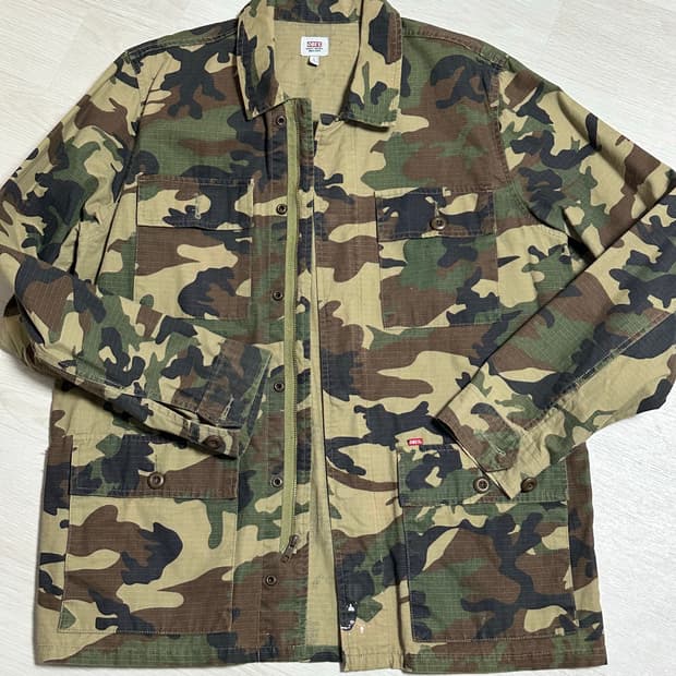 OBEY 카모 셔츠 자켓 L