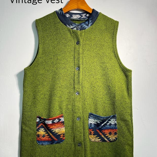 Vintage 빈티지 완두콩 베스트
