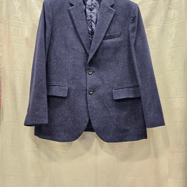 PAT 남성 모혼방 블레이저 자켓 네이비 100