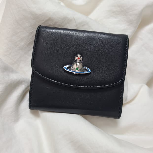 비비안 웨스트우드 오브 스몰 반지갑 블랙 카드지갑 빈티지 판매
